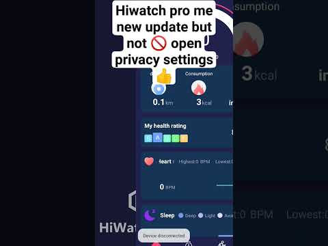 Hiwatch pro app me new update but 🚫 not open privacy 🔏 settings 👍😰 #music #like #subscribe #viral 👍👍