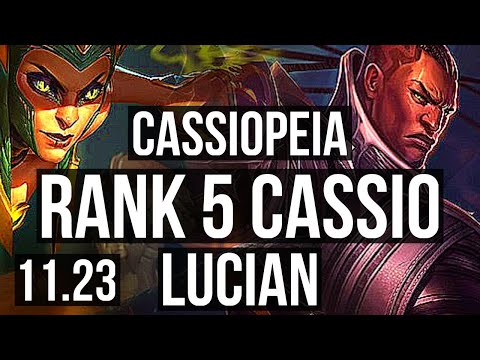 CASSIO & Janna vs LUCIAN & Taric (ADC) | Rank 5 Cassio | EUW Grandmaster | 11.23
