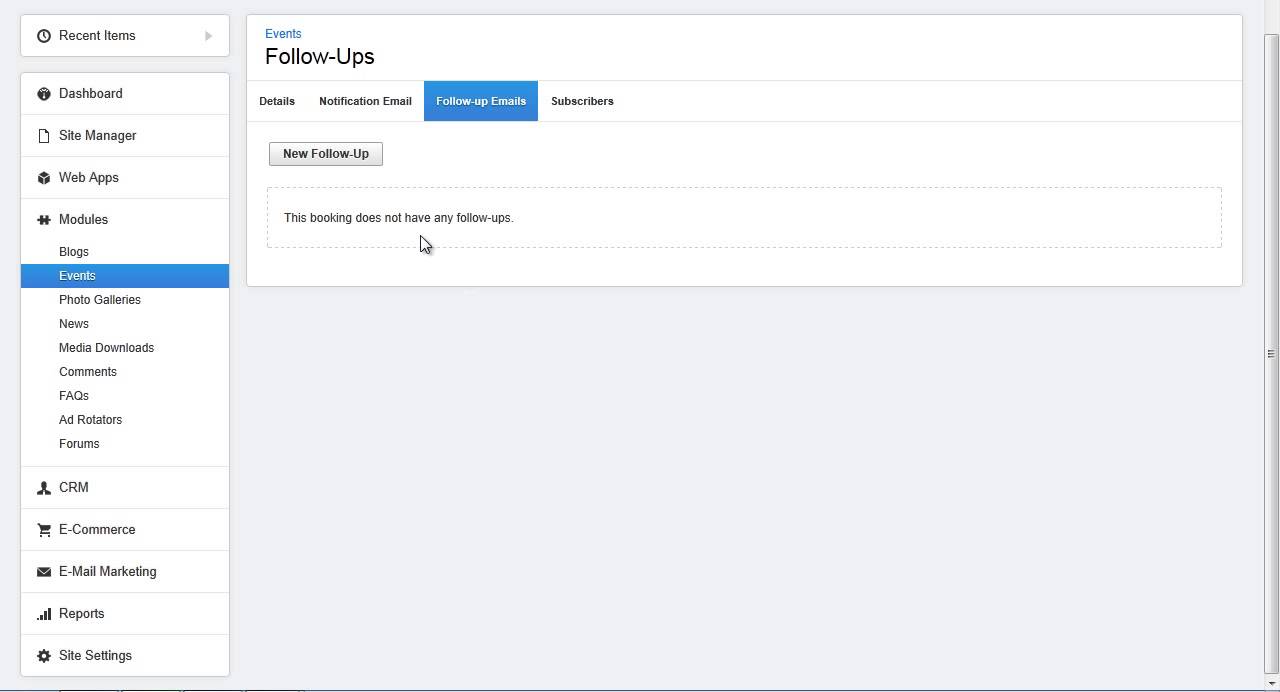 Business Catalyst Events Module | Adobe BC Training