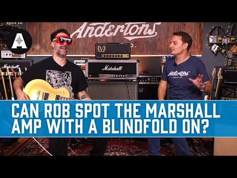 Can Rob spot the Marshall amp - Avec le blindfold?
