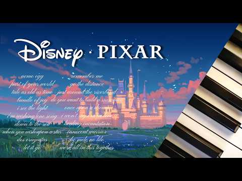 1 hr of calm disney piano | study, work, unwind ♪
