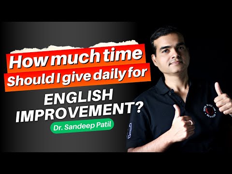 I don't have time for English | Time management calculation | Dr. Sandeep Patil.