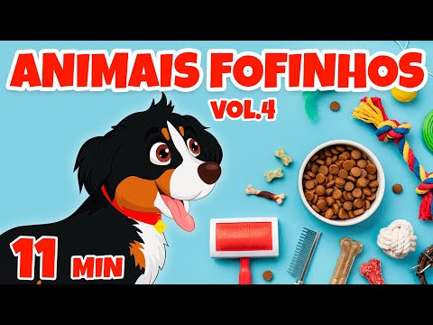 Animais Fofinhos Vol. 4 - Giramille 11 min | Desenho Animado Musical