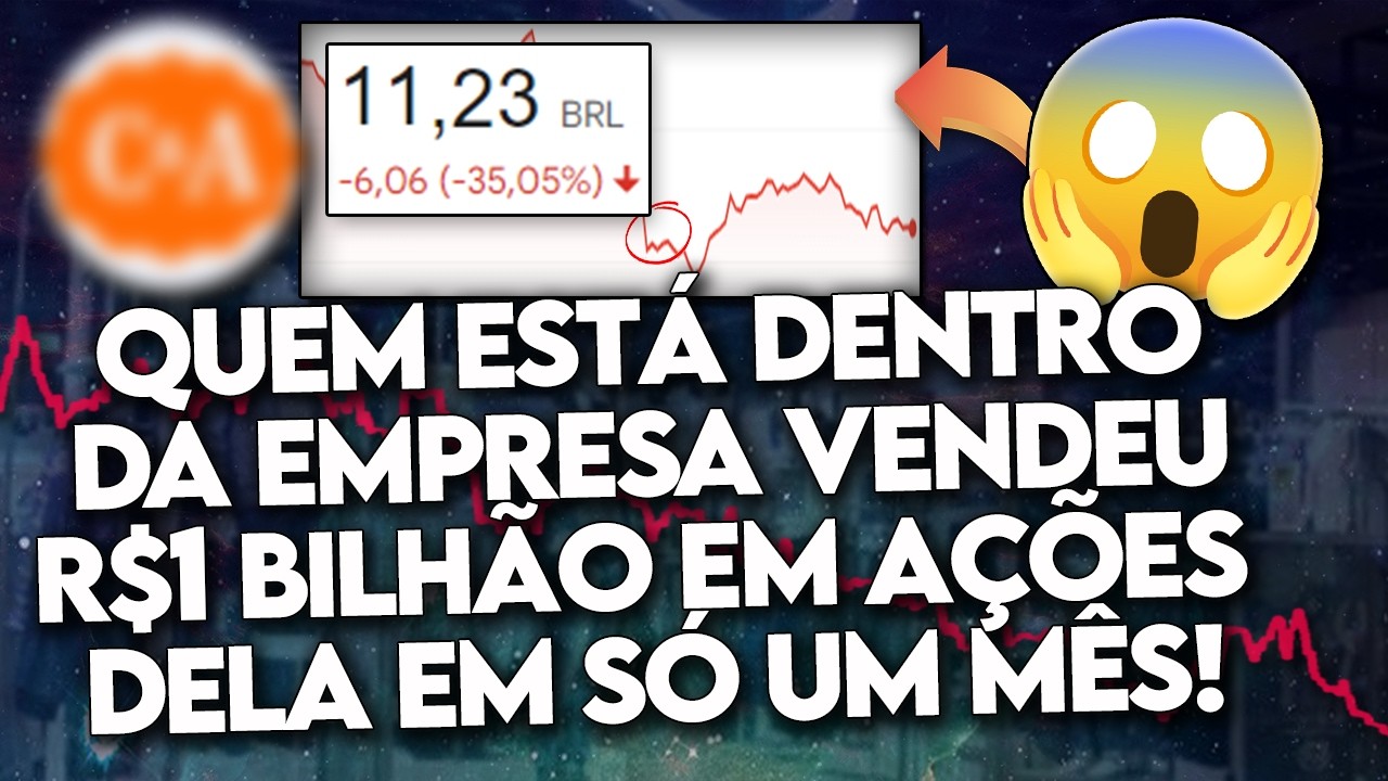 10 AÇÕES que os DONOS e DIRETORES estão VENDENDO! (Os INSIDERS estão FUGINDO de ALGO?) - TOP 10