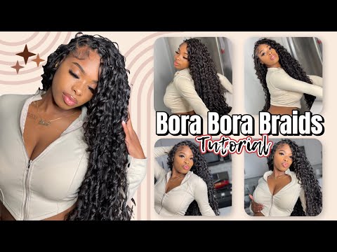 How To: Bora Bora Braids ft. YGWigs Loose Wave Bulk Human Hair
