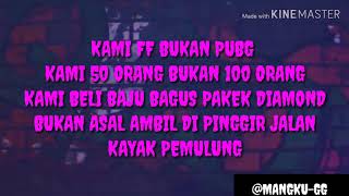 Download lagu KAMI FF BUKAN PUBG (BUAT STATUS WA) mp3