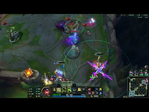 Nidalee URF full game destruction 39 kills lots of one shot spears
