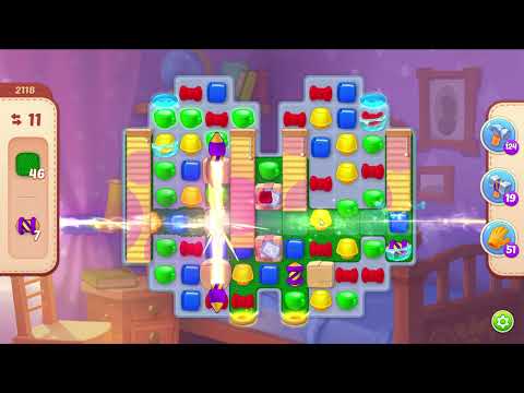 Homescapes 2118 Level - 15 moves - NO BooSTERS