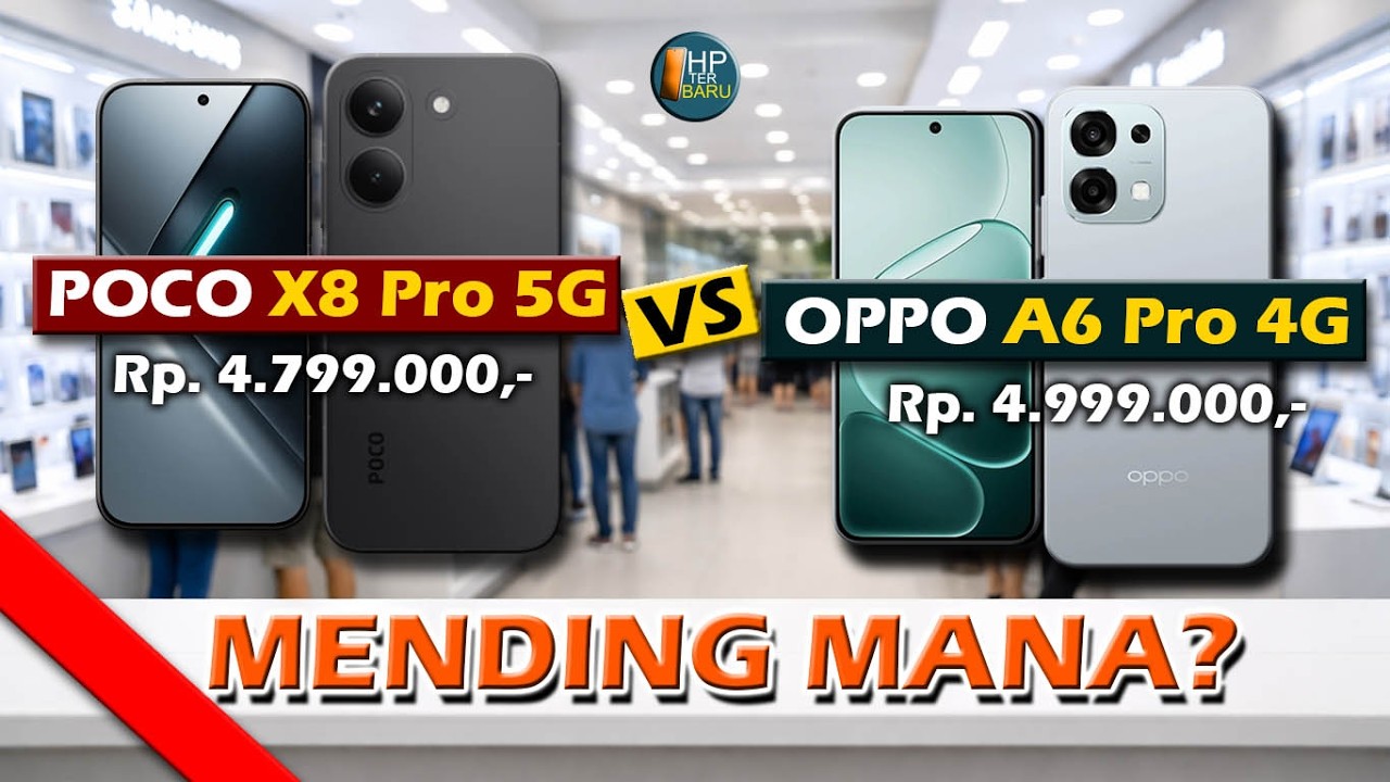 MENDING MANA? POCO X8 PRO 5G VS OPPO A6 PRO 4G