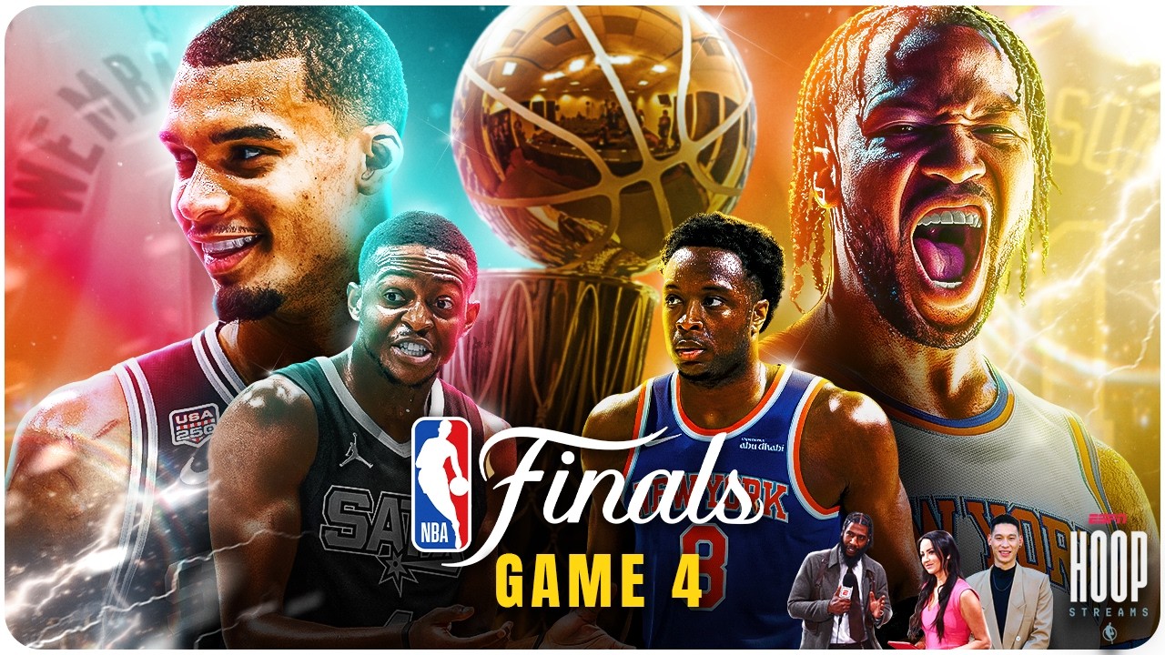 🚨 LIVE from Game 4 at MSG! Spurs Punch Back in MSG Can New York Answer Tonight? 👀 | Hoop Streams 🏀