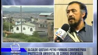 preview picture of video 'Alcalde Gustavo Petro firmará convenio para protección ambiental de cerros orientales'