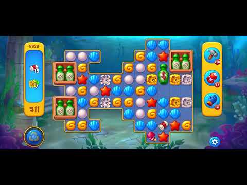 Fishdom level 9928 no boosters フィッシュダム ノーマル