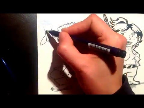 Drawing a STAR WARS Toon: Padawan Anakin