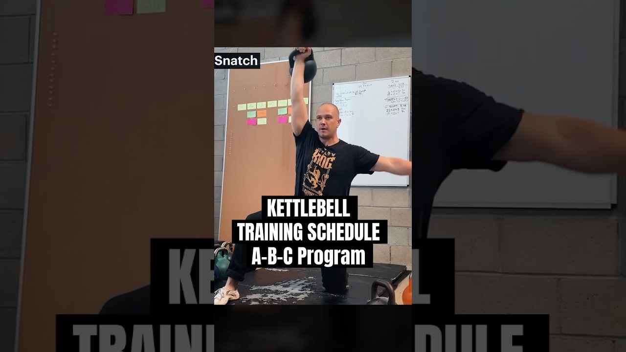 Kettlebell Training Schedule (Everyone should follow) #kettlebell #training #fitness
