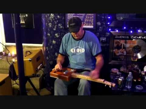 Randy Kohrs and 15 watt Little Walter with Cigar Box Guitar