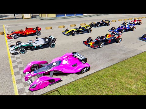 Red Bull X2010 5000 HP vs F1 2019 Cars - Monza