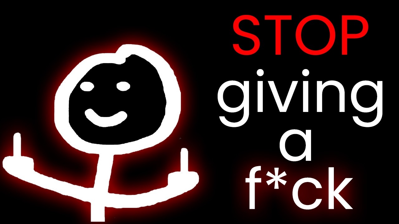 Not giving a F*ck is simple, actually