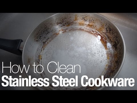 How to clean stainless steel cookware