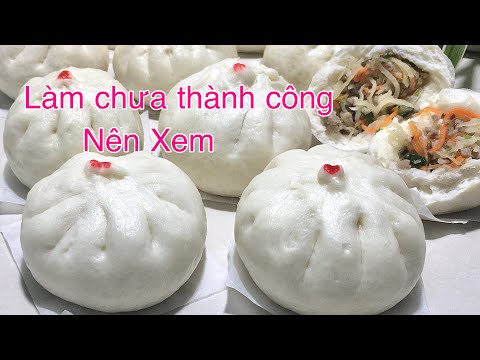 Cách làm Bánh Bao Nhân Thịt xốp mềm trắng tinh chỉ với bột mì Bí quyết làm bánh bao để kinh doanh