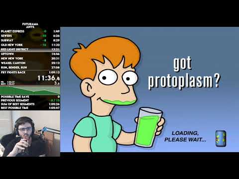 Futurama - Any% - 1:01:41 IGT (1:08:08)