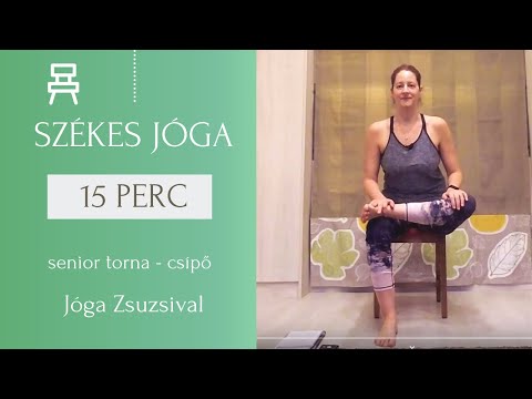 16 perc SZÉKES JÓGA - senior gyógytorna - A CSÍPŐ - Jóga Zsuzsival