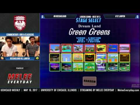 UChicago Weekly [5/18/17] - BessaCloud (Fox) vs. Larfen (Sheik) - SSBM - Losers Semis