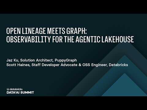 Watch: Open Lineage Meets Graph: Observability for the Agentic Lakehouse