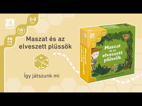 Végigjátszós - Maszat és az elveszett plüssök társas - Pagony