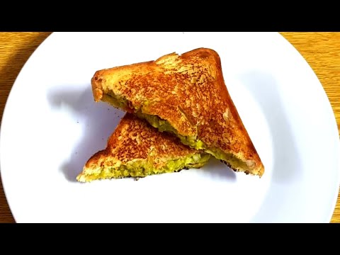 Creamy Avocado Sandwich Recipe – Easy & Healthy Breakfast Idea | Homemade Avocado Sandwich