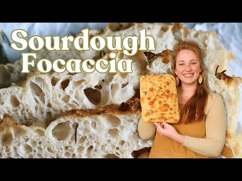 The Best Sourdough Focaccia (Perfect Beginner's Recipe!)