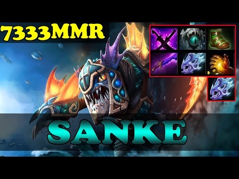 Dota 2 - SANKE 7200 MMR Plays Slark Vol 2 - Ranked Match Gameplay