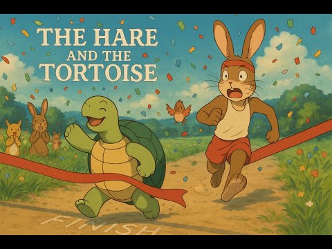 The Hare and the Tortoise Story for Kids | Perfect for bedtime, story time and anytime