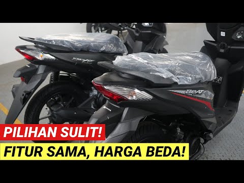 PILIHAN SULIT‼️ FITUR SAMA, HARGA BEDA | BEAT CBS ISS BLACK ATAU BEAT DELUXE BLACK