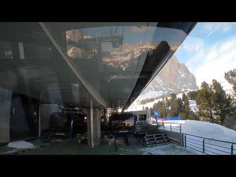 Risalita integrale cabinovia Leitner "Piz Seteur" Val Gardena (BZ)