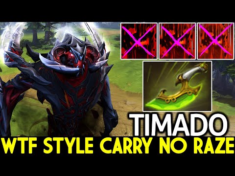 TIMADO [Shadow Fiend] WTF Style No Raze Madness Right Click Build Dota 2