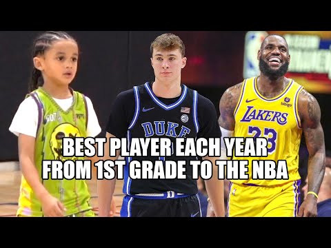 BEST PLAYER IN EACH YEAR! 1st Grade to NBA!