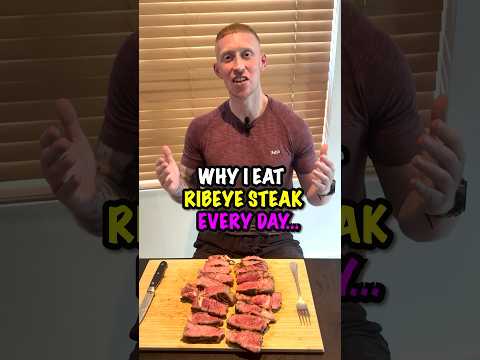 Why I Eat Ribeye Steak Every Day 🥩 #carnivore #carnivorediet #health #ribeyesteak #meat #healthy