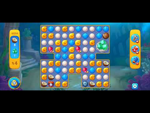 Fishdom Easy Level 10254 (with ingame lightning booster) @choraelmin