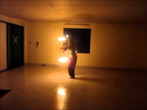 Fire Spinning by Anusheh Hyder - Donya (COVER)