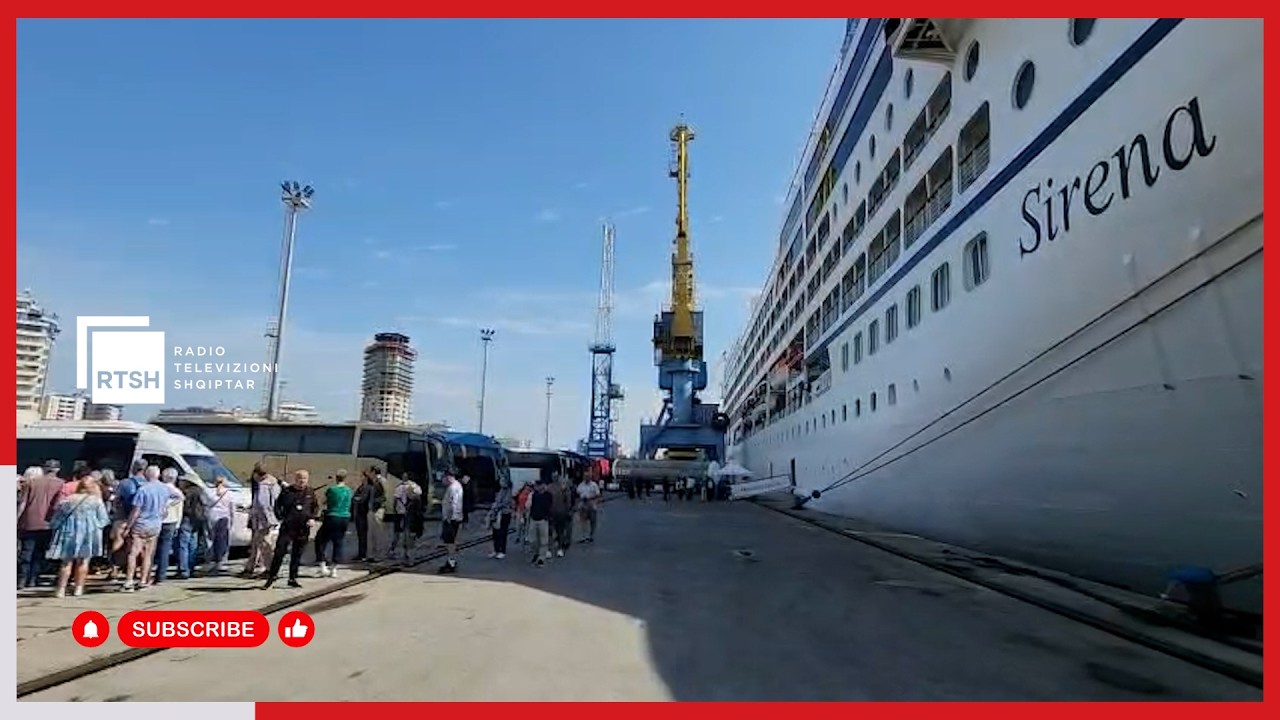 Porti i Durrësit mirëpret kroçerën “SIRENA”, 646 vizitorë nga vende të ndryshme të botës