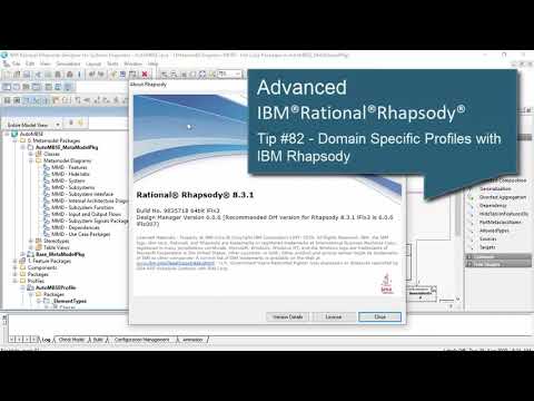 IBM Rational Rhapsody Tip #82 - Modelling Domain Specific Notation & Profiles (Advanced)