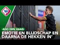 ADo-speler Sem Steijn over juichmoment: 'Ik weet ook niet waarom ik in die hekken sprong, haha'