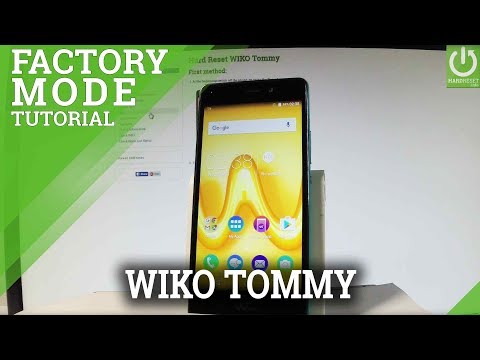 How to Enter Factory Mode on WIKO Tommy - Android Test Mode