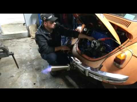 First Start Sequential Fuel Injection in Old Beetle