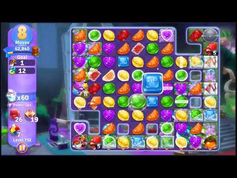 Wonka's World of Candy Level 732 - NO BOOSTERS + FULL STORY 🍫 | SKILLGAMING ✔️
