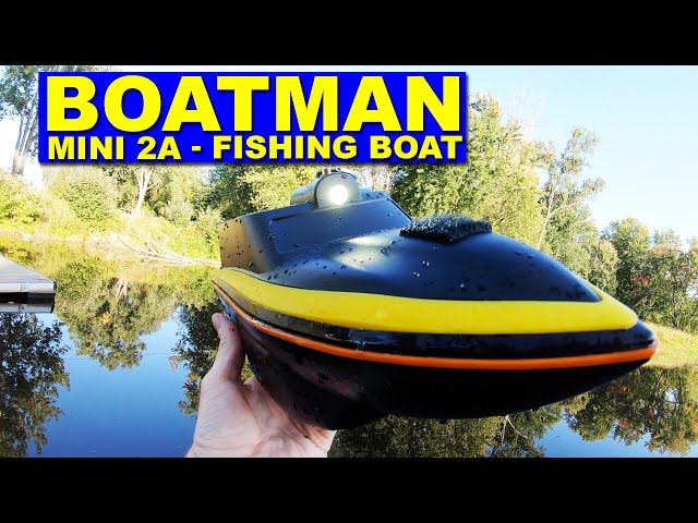 A Cool Little Bait Boat To Help You Catch Fish - BOATMAN MINI 2A - Review