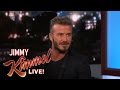 David Beckham on Being an NFL Kicker - YouTube