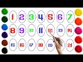 Number song 1-20 for children | Counting numbers | The Singing Walrus