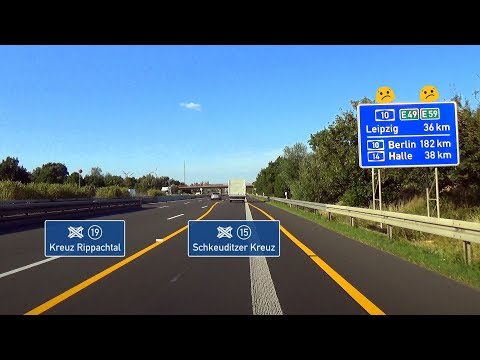 🇩🇪 A9: AK Rippachtal - Schkeuditzer Kreuz (3,5x)