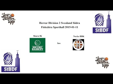Skuru IK (Herrar) hos Nacka BBK - 2015-01-11